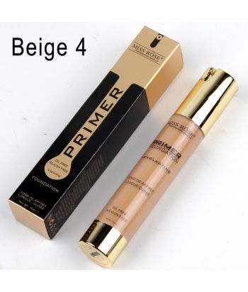 7601-045B4 Golden airless bottle, foundation makeup primer of single package clear,color Beige4